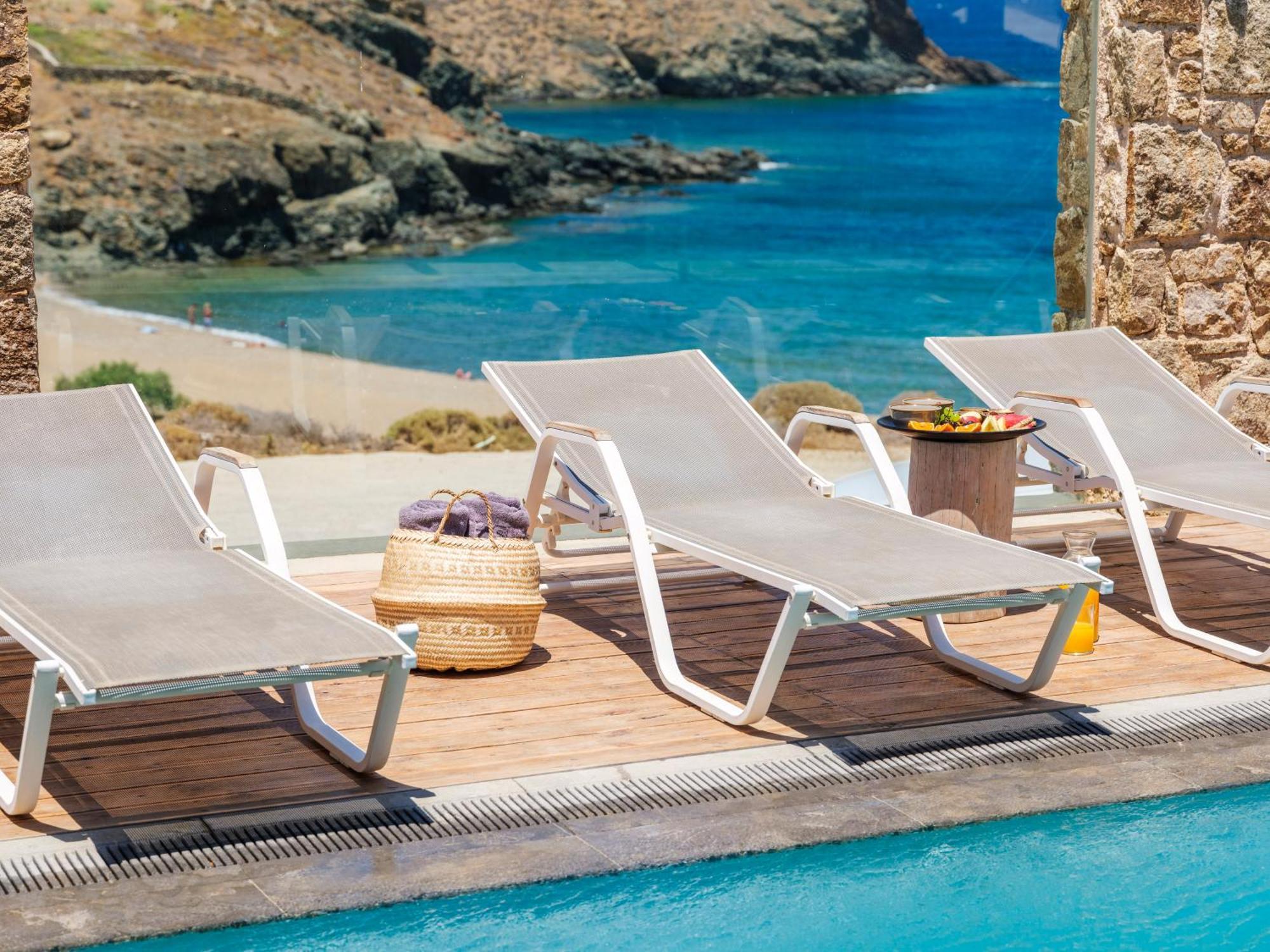 Merchia Beach Sundance Suites Mykonos מראה חיצוני תמונה