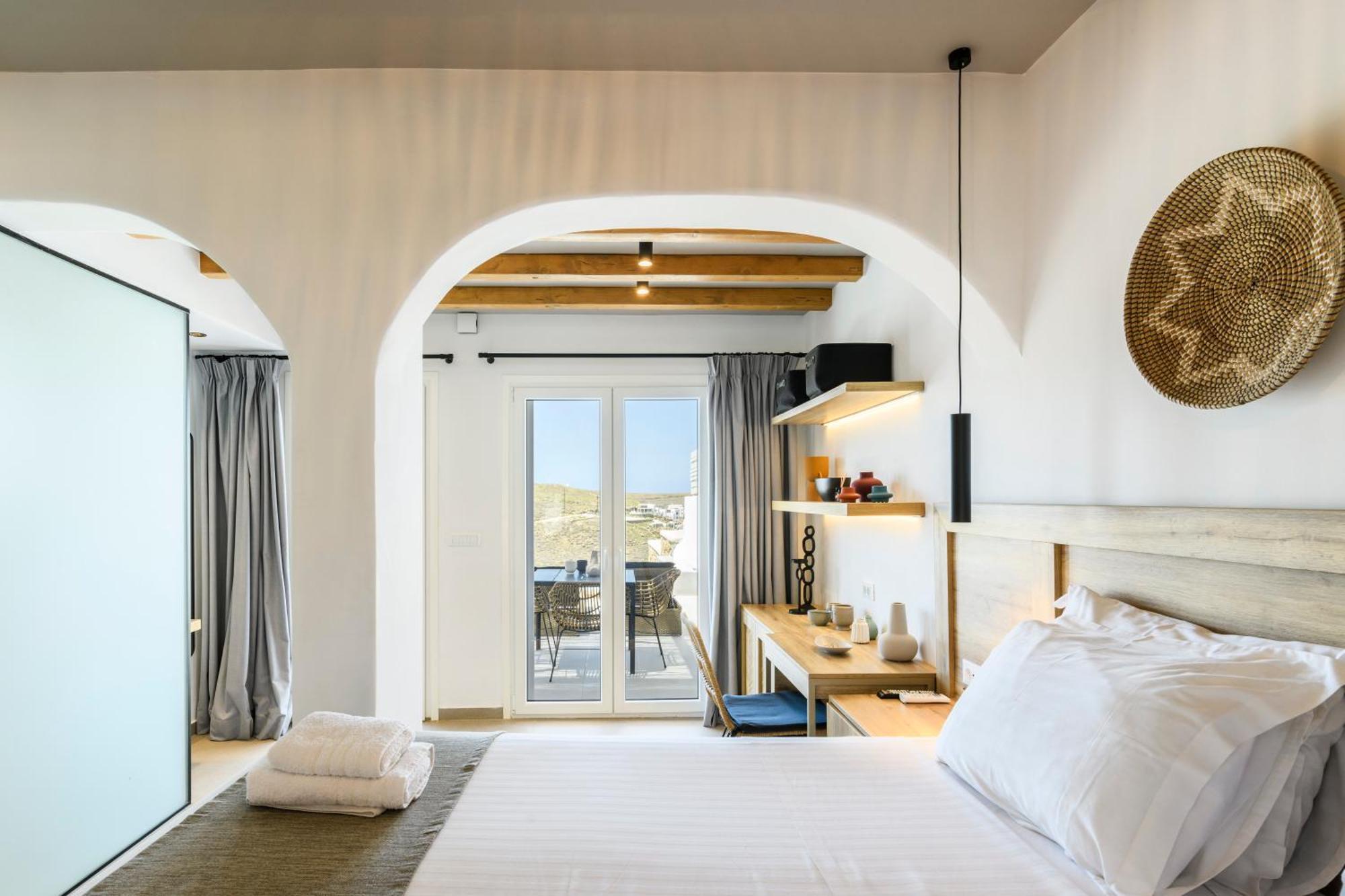 Merchia Beach Sundance Suites Mykonos מראה חיצוני תמונה