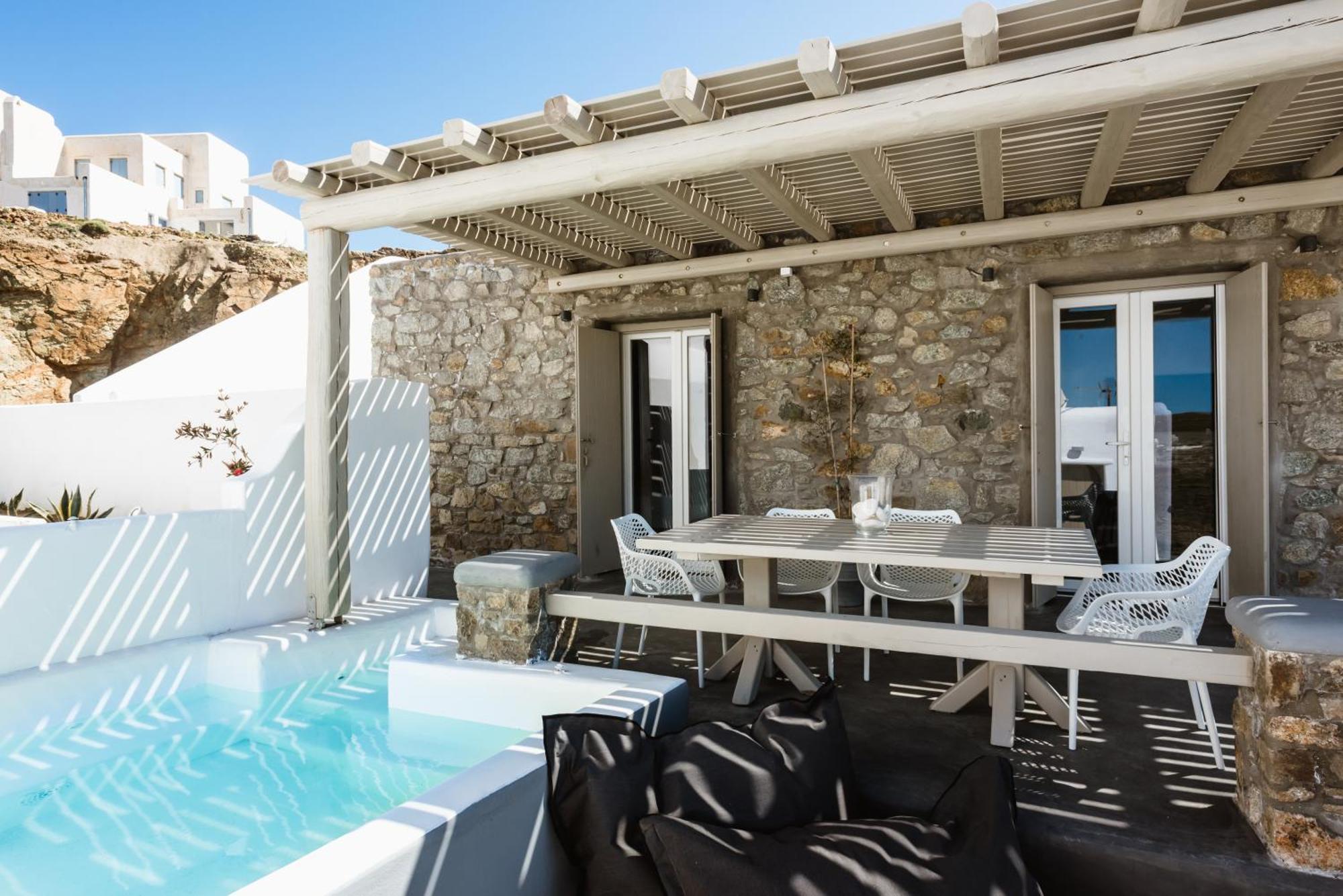 Merchia Beach Sundance Suites Mykonos מראה חיצוני תמונה